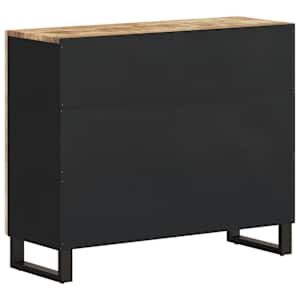 Příborník se 2 dvířky 90x33x75 cm masivní mangovníkové dřevo - obrázek 5