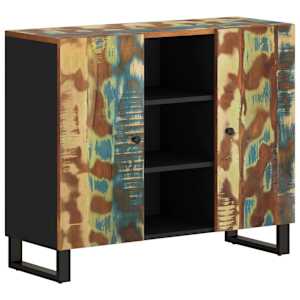 vidaXL puhvetkapp 2 uksega, 90 x 33 x 75 cm, taastatud puit