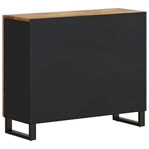Příborník se 2 dvířky 90x33x75 cm masivní mangovníkové dřevo - obrázek 5