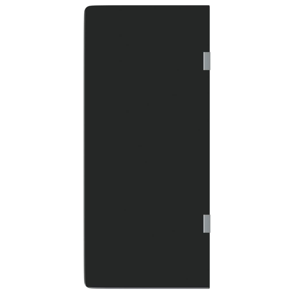 Wall-mounted Urinal Privacy Screen Black 90x40 Cm Tempered Glass VidaXL 13 width=274