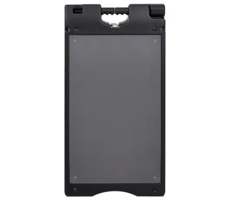 vidaXL Kundenstopper Schwarz 45x7x84,5 cm HDPE