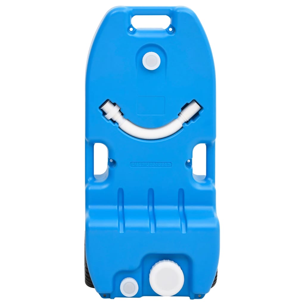 vidaXL Watertank op wielen 25 L blauw afbeelding