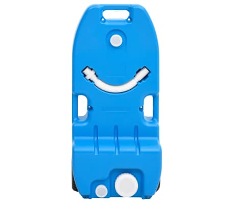 vidaXL Wheeled Water Tank for Camping 25 L Blue