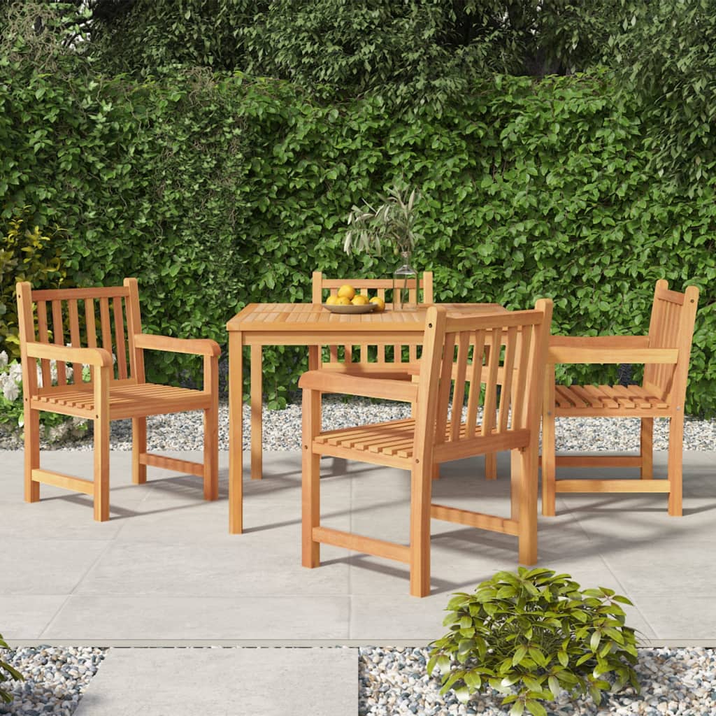Zestaw mebli ogrodowych Elegante - Stół 110x110x77cm + 4 krzesła 58x60x90cm