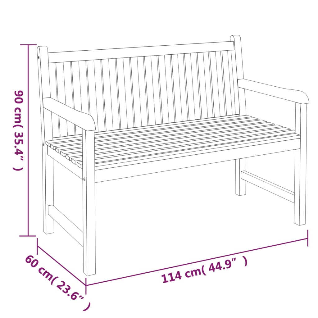 imagem de vidaXL 3 pcs conjunto de jantar para jardim madeira de teca maciça11