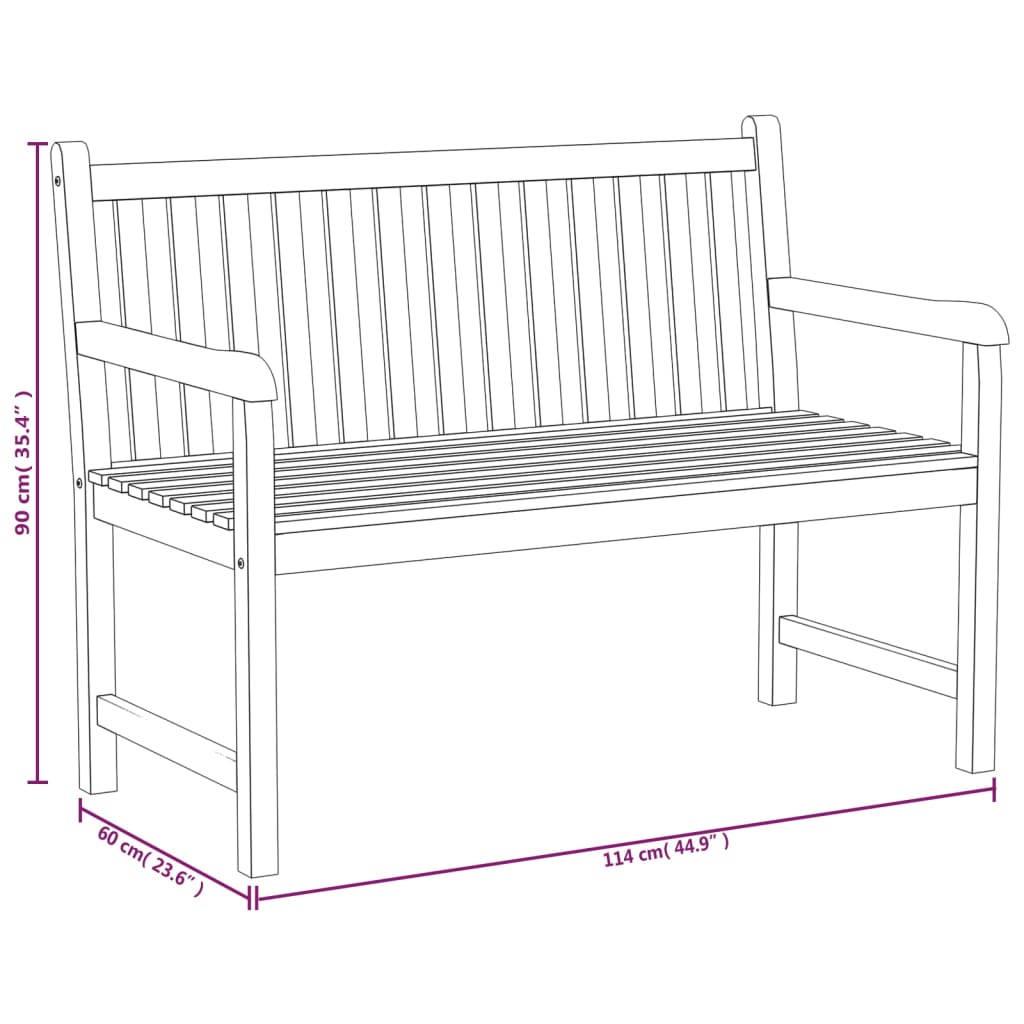 imagem de vidaXL 3 pcs conjunto de jantar para jardim madeira de teca maciça11