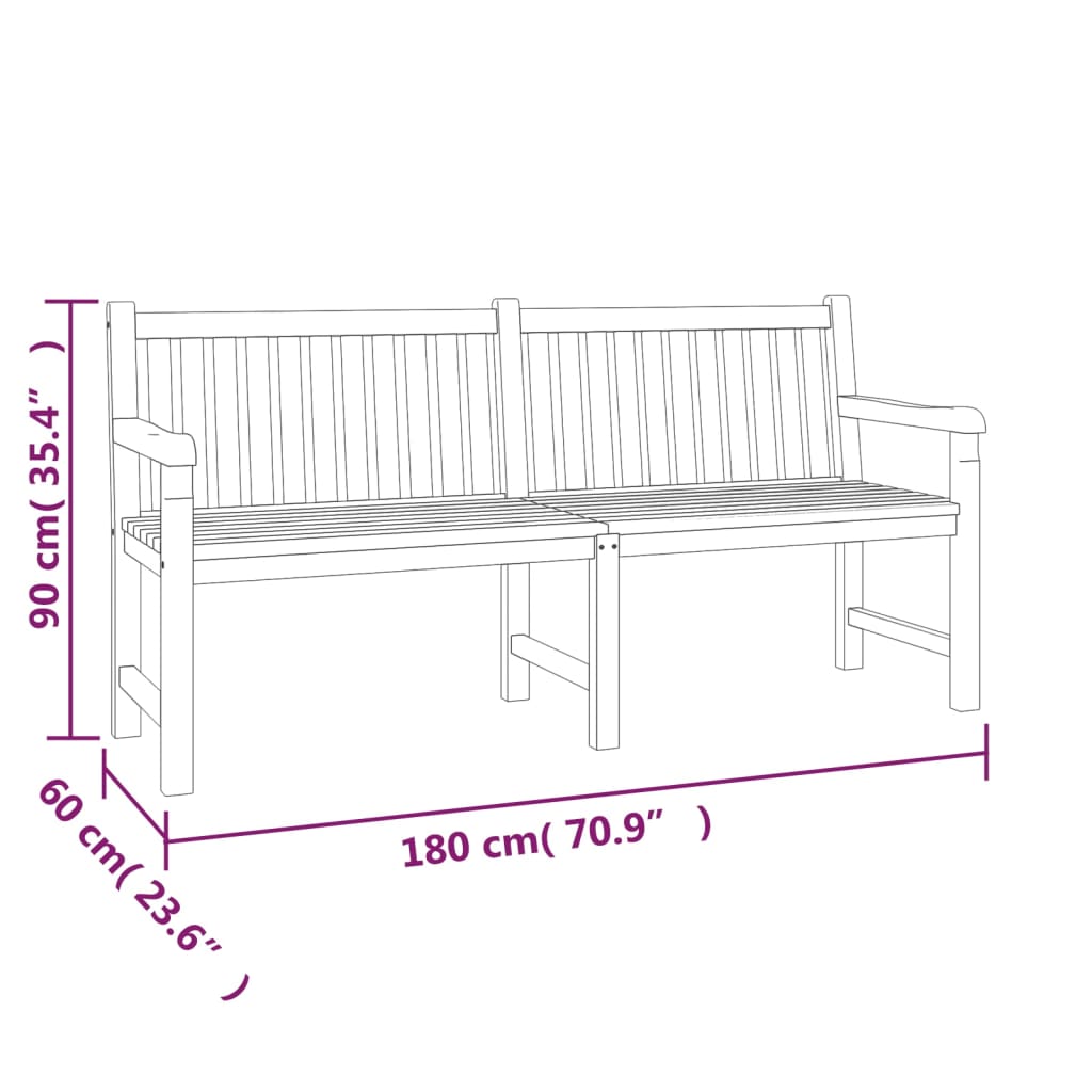 imagem de vidaXL 4 pcs conjunto de jantar p/ jardim madeira de teca maciça11