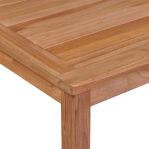 5dílný zahradní jídelní set masivní teakové dřevo - obrázek 9