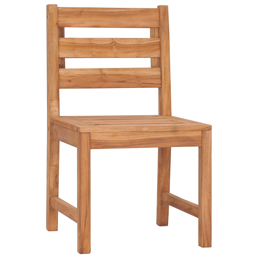  Záhradné stoličky 8 ks teak z masívneho dreva