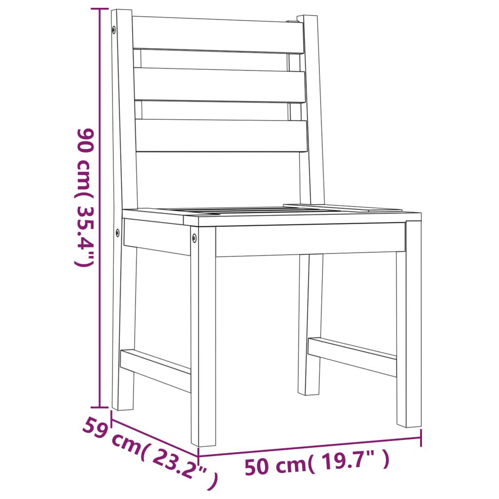 imagem de vidaXL 5 pcs conjunto de jantar p/ jardim madeira de teca maciça10