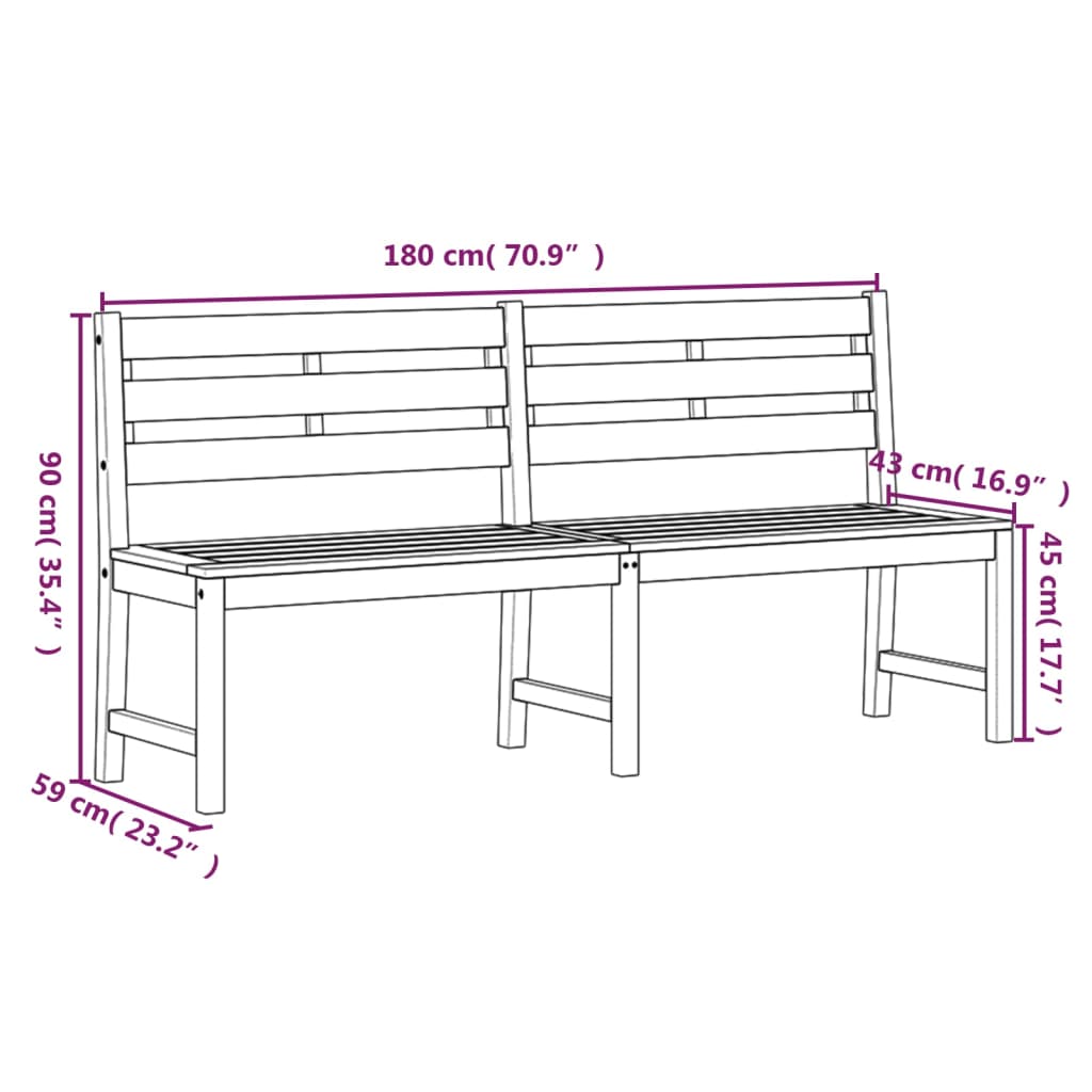 imagem de vidaXL 3 pcs conjunto de jantar para jardim madeira de teca maciça11