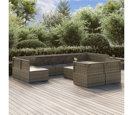 vidaXL Garden Lounge Set Grey