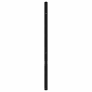 Kovové náhradní čelo postele černé 90 cm - obrázek 5