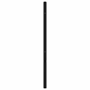 Kovové náhradní čelo postele černé 100 cm - obrázek 5