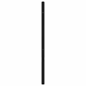 Kovové náhradní čelo postele černé 120 cm - obrázek 5