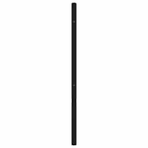 Kovové náhradní čelo postele černé 200 cm - obrázek 5