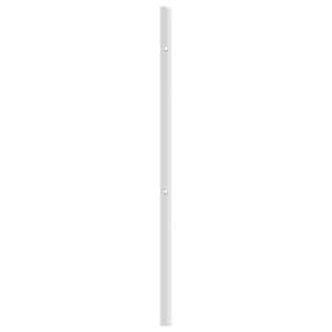 Kovové náhradní čelo postele bílé 150 cm - obrázek 5