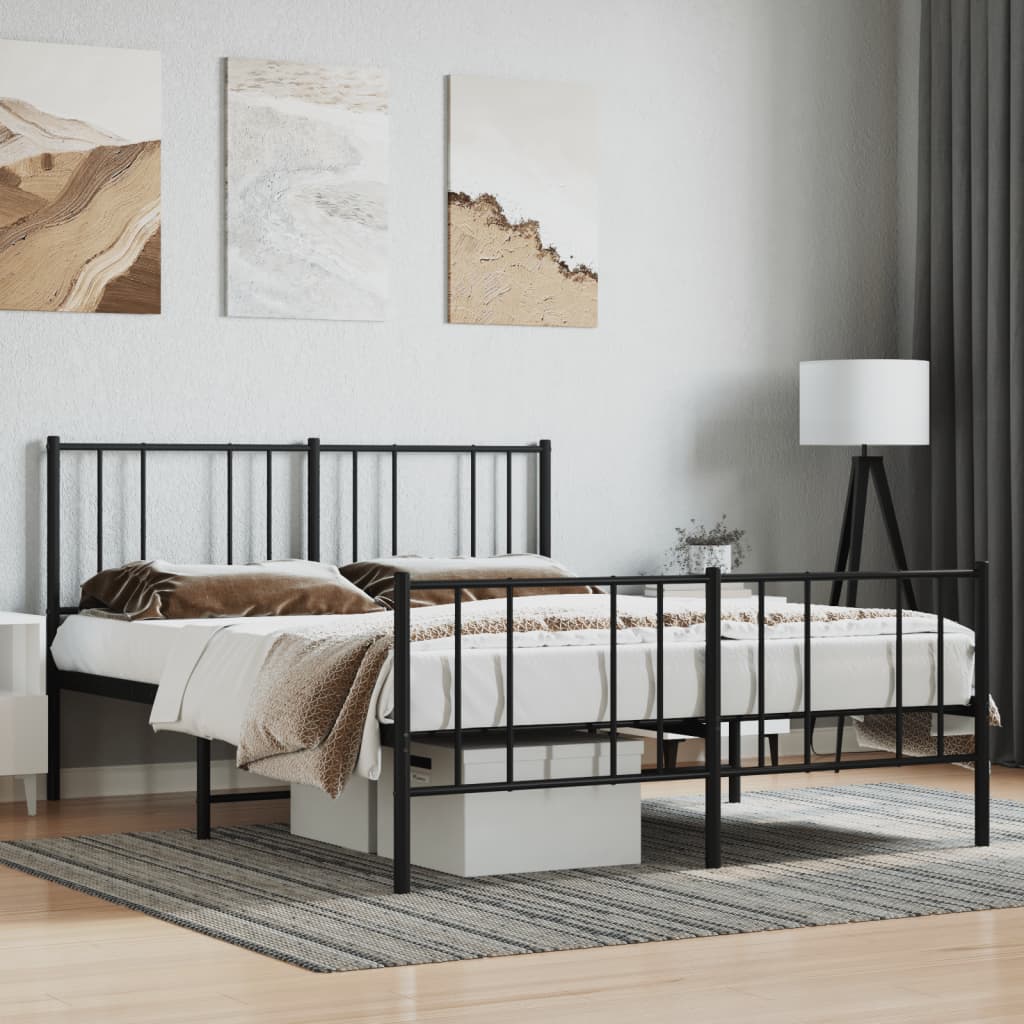 Metal cot 2025 king size