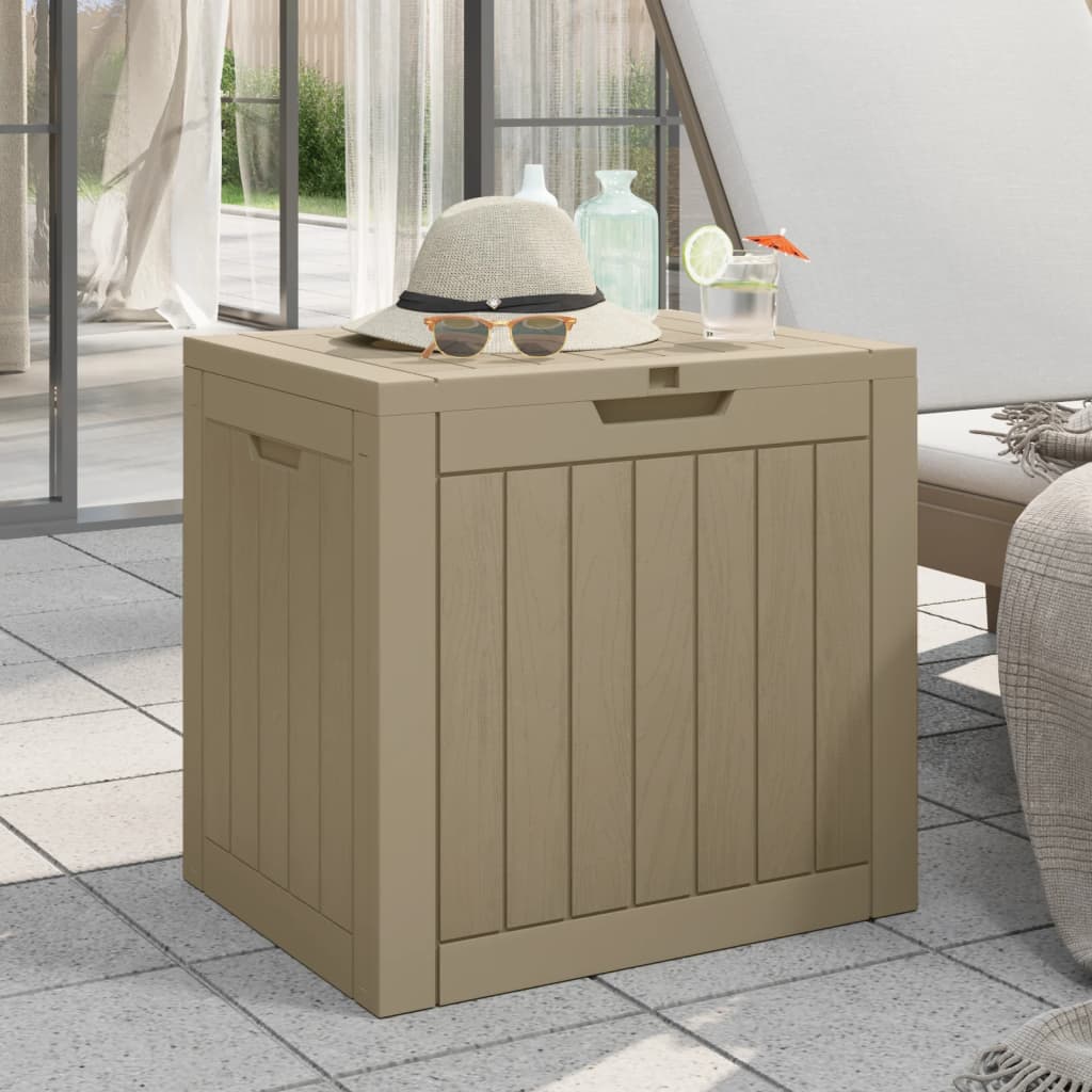 Gartenbox Hellbraun 55,5x43x53 cm Polypropylen