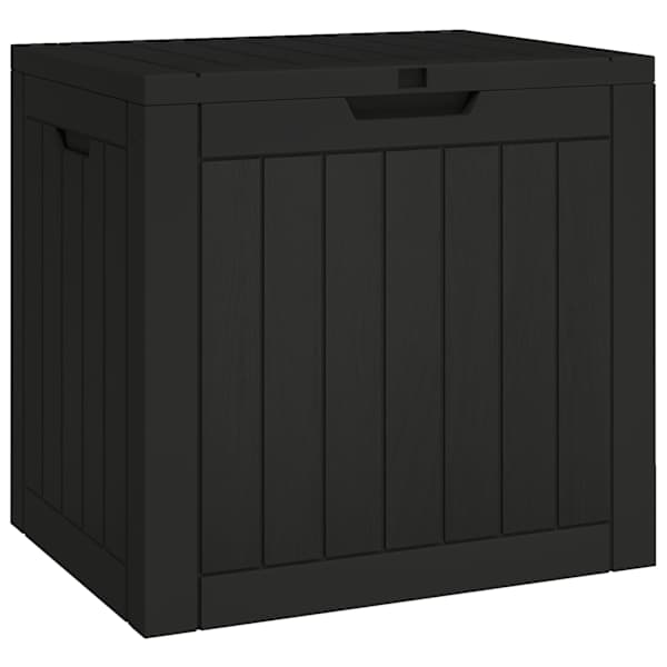 vidaXL aia hoiukast, must, 55,5 x 43 x 53 cm, pol&uuml;prop&uuml;leen