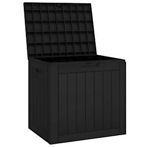 Zahradní úložný box černý 55,5 x 43 x 53 cm polypropylen - obrázek 4