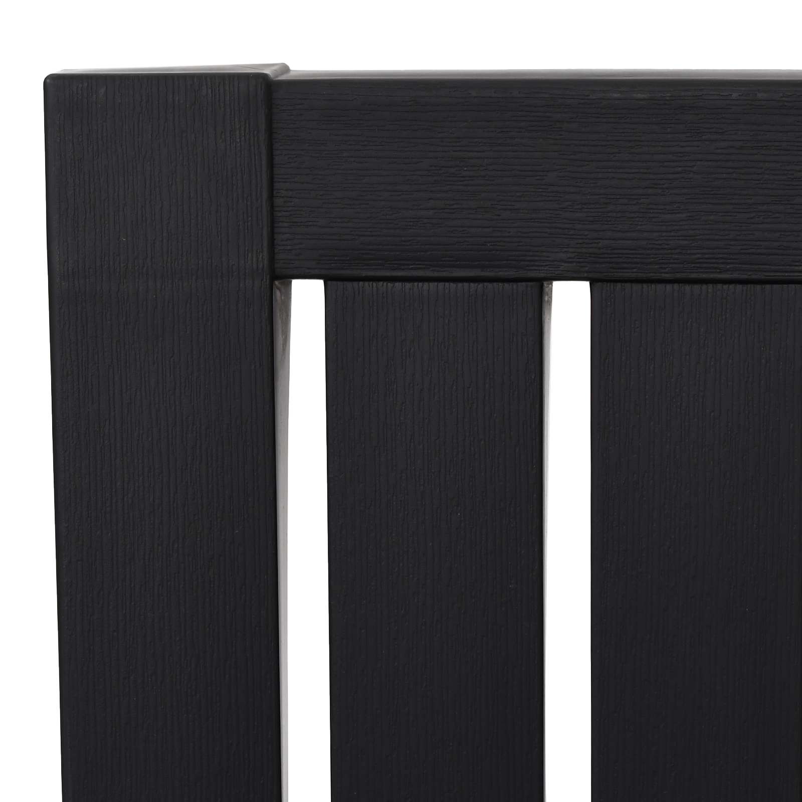 Tuinstoel Adirondack polypropeen zwart - Afbeelding 6