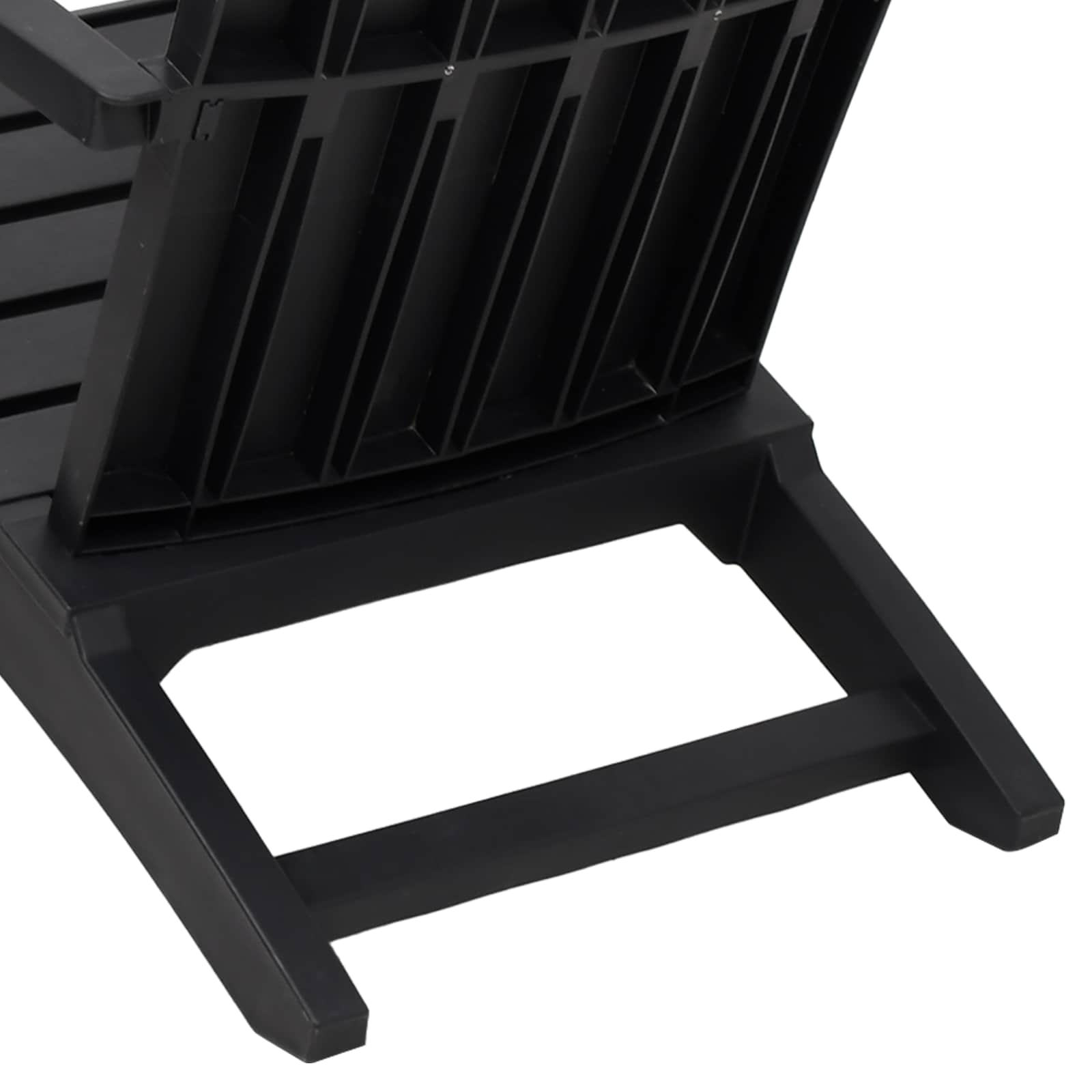 Tuinstoel Adirondack polypropeen zwart - Afbeelding 7