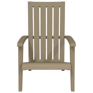 Zahradní židle Adirondack 2 ks světle hnědé polypropylen - obrázek 4