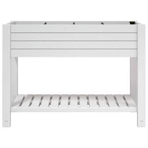 Zahradní vyvýšený záhon bílý 110 x 45 x 79 cm polypropylen - obrázek 3