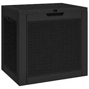 Zahradní úložný box černý 55,5 x 43 x 53 cm polypropylen - obrázek 2