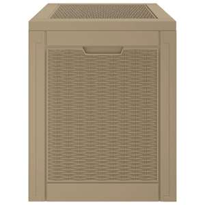 Zahradní úložný box světle hnědý 55,5 x 43 x 53 cm polypropylen - obrázek 6