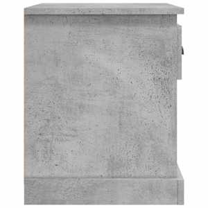 Noční stolky 2 ks betonově šedé 39x39x47,5 cm kompozitní dřevo - obrázek 9