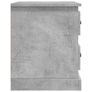 Noční stolky 2 ks betonově šedé 39x39x47,5 cm kompozitní dřevo - obrázek 9