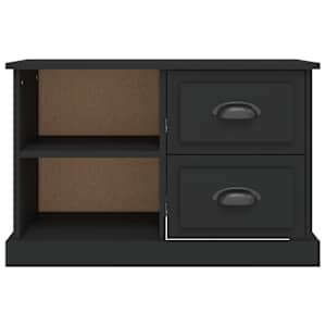 TV skříňka černá 73 x 35,5 x 47,5 cm kompozitní dřevo - obrázek 6