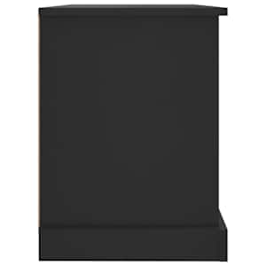 TV skříňka černá 73 x 35,5 x 47,5 cm kompozitní dřevo - obrázek 8