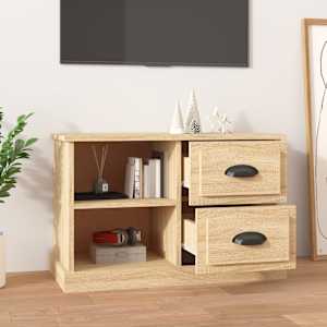 TV skříňka dub sonoma 73 x 35,5 x 47,5 cm kompozitní dřevo - obrázek 3