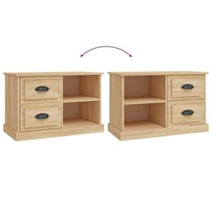 TV skříňka dub sonoma 73 x 35,5 x 47,5 cm kompozitní dřevo - obrázek 9