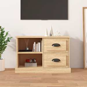 TV skříňka dub sonoma 73 x 35,5 x 47,5 cm kompozitní dřevo - obrázek 1