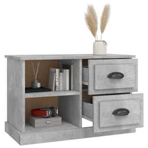 TV skříňka betonově šedá 73 x 35,5 x 47,5 cm kompozitní dřevo - obrázek 5