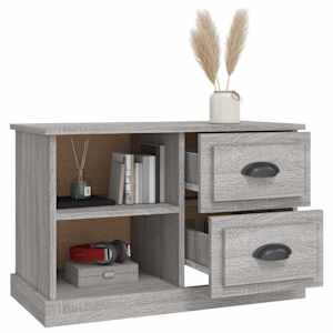TV skříňka šedá sonoma 73 x 35,5 x 47,5 cm kompozitní dřevo - obrázek 5