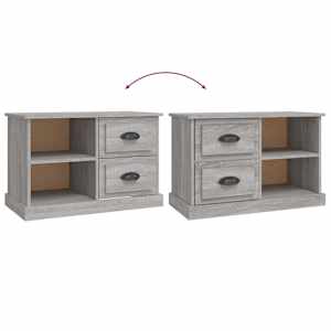 TV skříňka šedá sonoma 73 x 35,5 x 47,5 cm kompozitní dřevo - obrázek 9