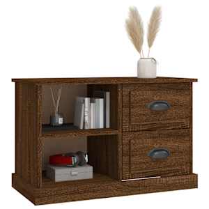 TV skříňka hnědý dub 73 x 35,5 x 47,5 cm kompozitní dřevo - obrázek 4