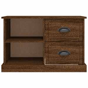 TV skříňka hnědý dub 73 x 35,5 x 47,5 cm kompozitní dřevo - obrázek 6