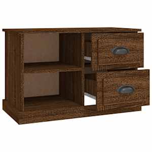 TV skříňka hnědý dub 73 x 35,5 x 47,5 cm kompozitní dřevo - obrázek 7