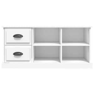 TV skříňka bílá 102 x 35,5 x 47,5 cm kompozitní dřevo - obrázek 6