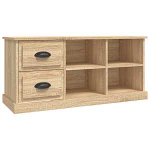 TV skříňka dub sonoma 102 x 35,5 x 47,5 cm kompozitní dřevo - obrázek 2