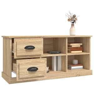 TV skříňka dub sonoma 102 x 35,5 x 47,5 cm kompozitní dřevo - obrázek 5