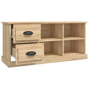 TV skříňka dub sonoma 102 x 35,5 x 47,5 cm kompozitní dřevo - obrázek 7