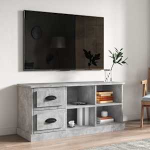 TV omarica betonsko siva 102x35,5x47,5 cm inženirski les