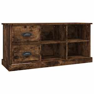 TV skříňka kouřový dub 102 x 35,5 x 47,5 cm kompozitní dřevo - obrázek 2